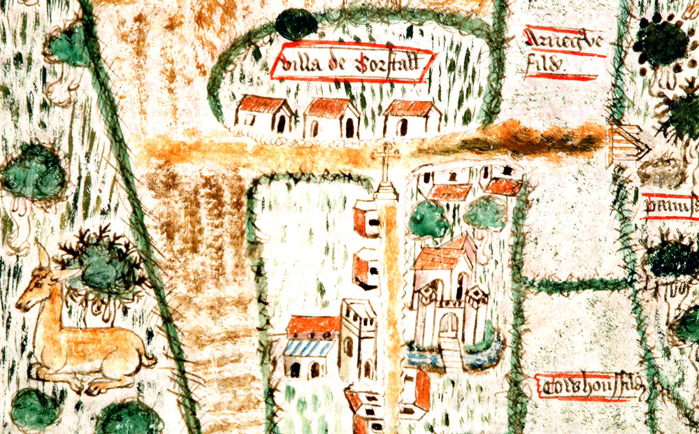 Section of the Borstall Map