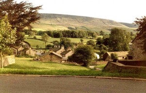 Downham lies in the Ribble valley on the north flank of Pendle Hill, seen here.  (Photo:  Thomas Saunders)